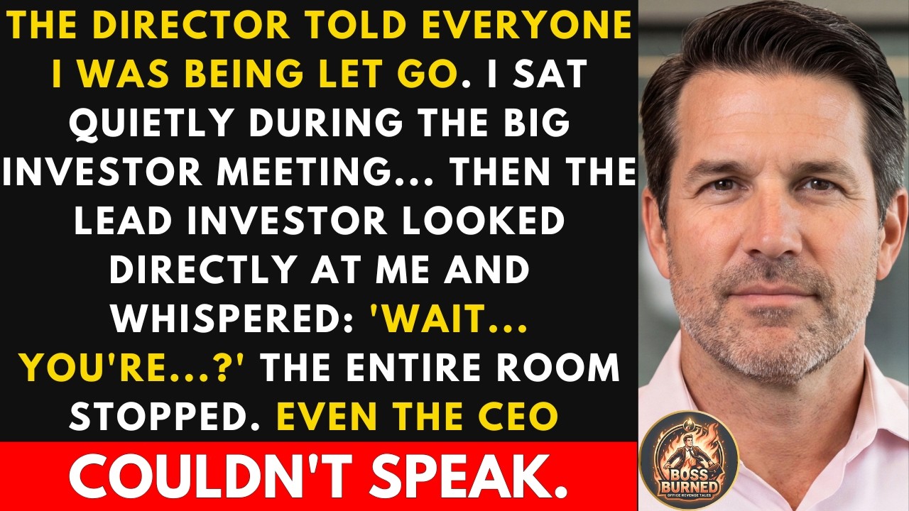 They Said I Was Fired&mdash;Then The Lead Investor Looked At Me And Said...