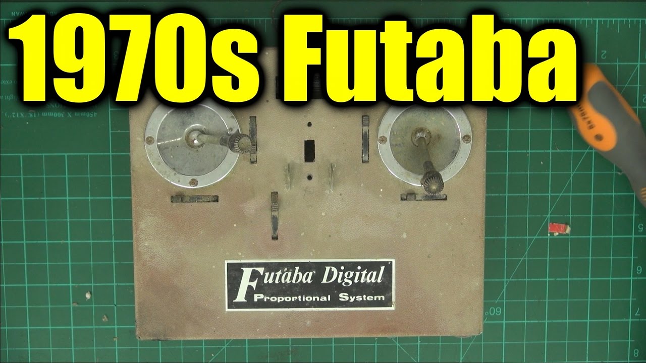 Futaba 5-channel radio control transmitter from the 1970s