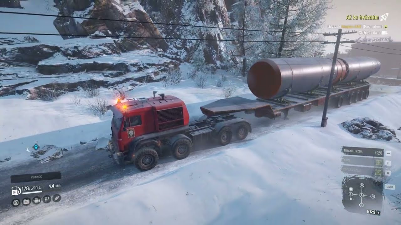 SnowRunner CZ STREAM: AMUR HC 160 Až ke hvězdám, Zážeh