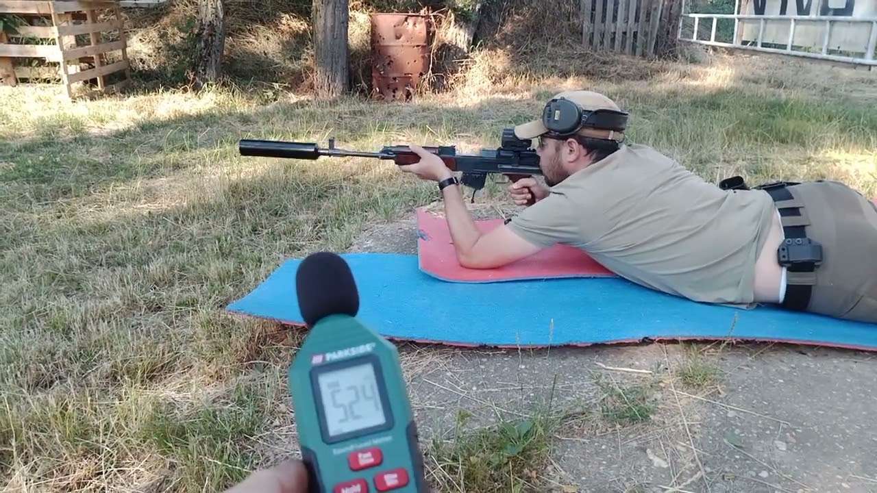 Sa vz. 58 nadzvukov&eacute; + modul&aacute;rny tlmič M. Krut&yacute;