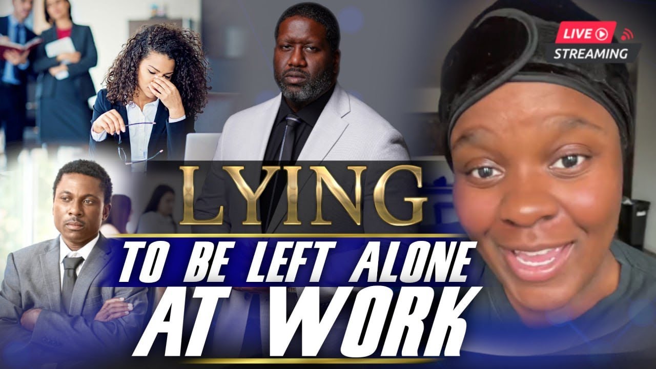 Do Black Americans Have To Lie To Them Folks To Be Left Alone At Work?