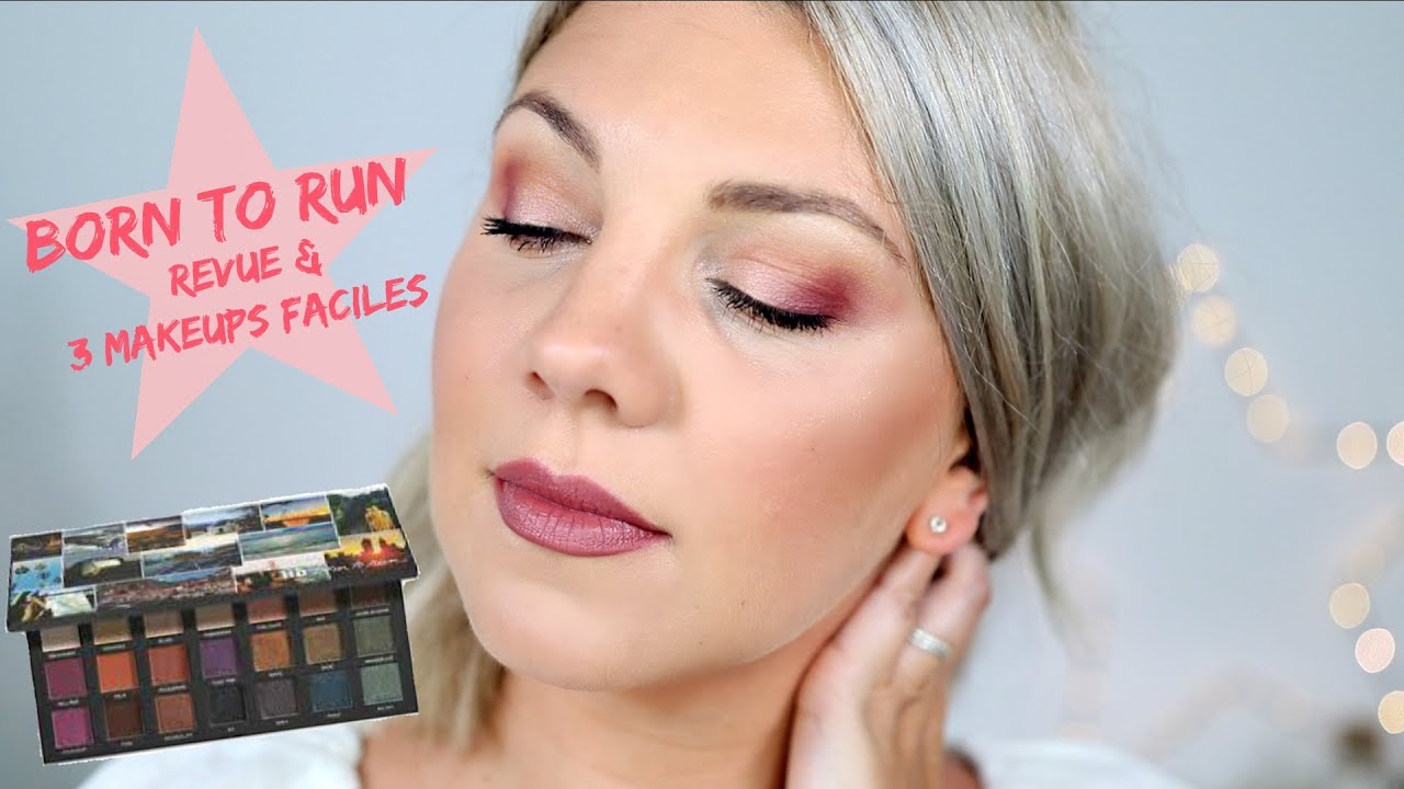 BORN TO RUN - URBAN DECAY : Revue & 3 maquillages faciles !!