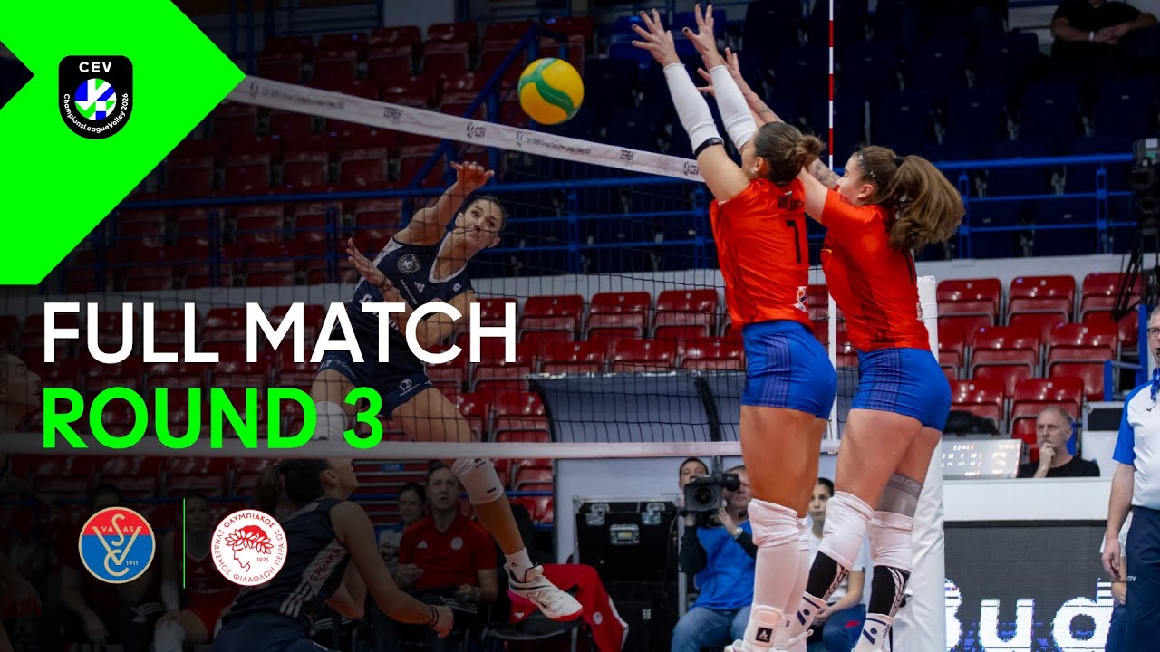 Full Match | Vasas &Oacute;buda BUDAPEST vs. Olympiacos PIRAEUS | CEV Champions League Volley 2026
