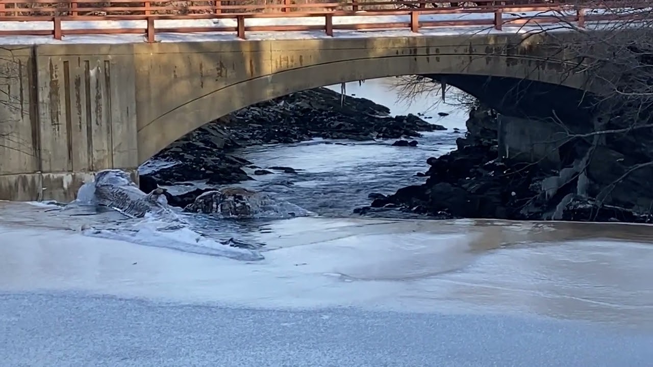 Skating on the Stroudwater River 12/31/2025