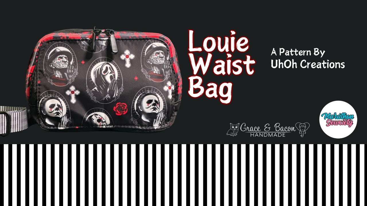 Louie Waist Bag By UhOh Creations. Marathon Series.