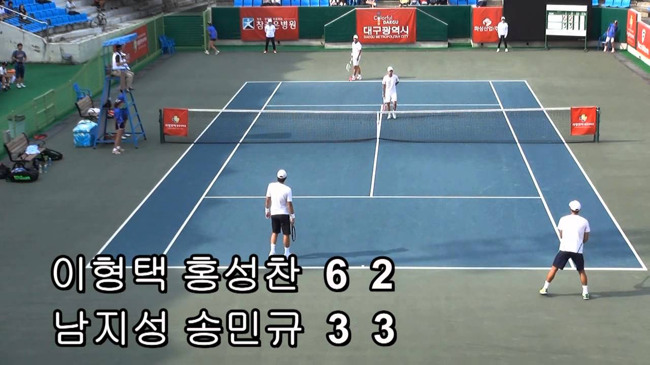2015대구국제남자퓨처스테니스대회 복식결승 이형택-홍성찬/남지성-송민규 2세트