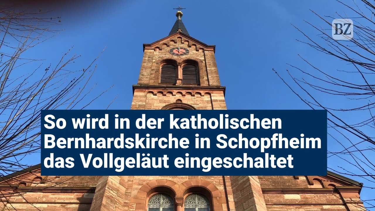 So wird das Vollgeläut in der katholischen Kirche in Schopfheim eingeschaltet