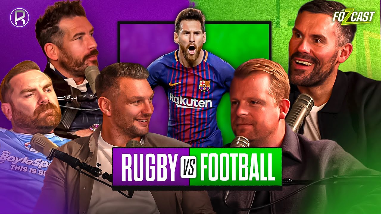 Football vs Rugby: Stars, Money, Pressure & Injuries - Fozcast Meets Rugby Pod