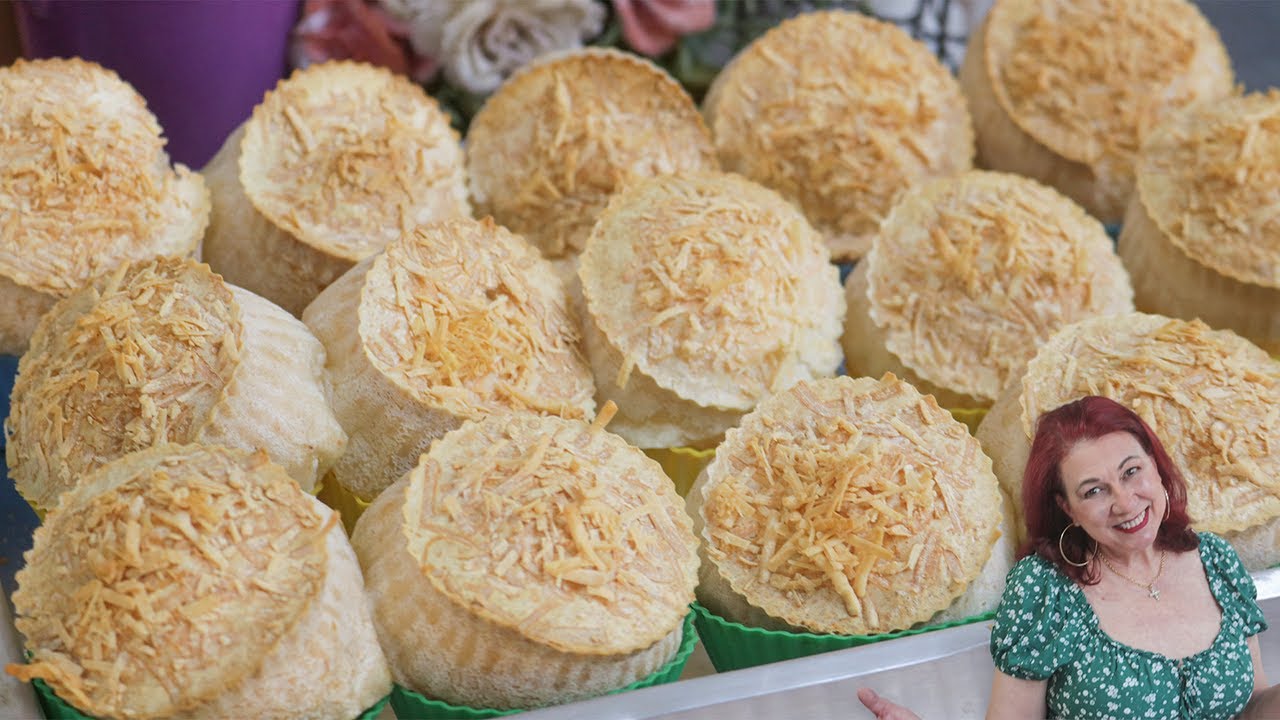 PÃO DE QUEIJO DE PREGUIÇOSO | BATE TUDO NO LIQUIDIFICADOR - Receita Simples e Fácil de Fazer