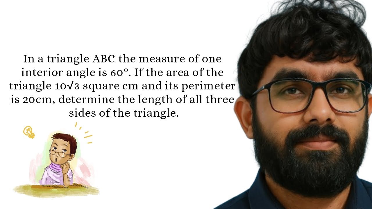 Find the lengths of all three sides of ∆ || Explanation #maths #exam 