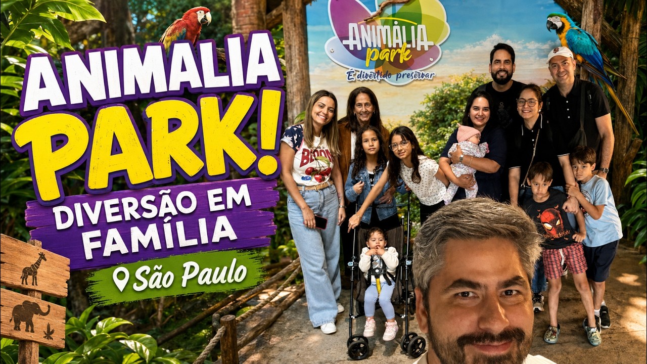 Um Dia Divertido no Animalia Park 🦁🐵 | Passeio em Fam&iacute;lia em S&atilde;o Paulo