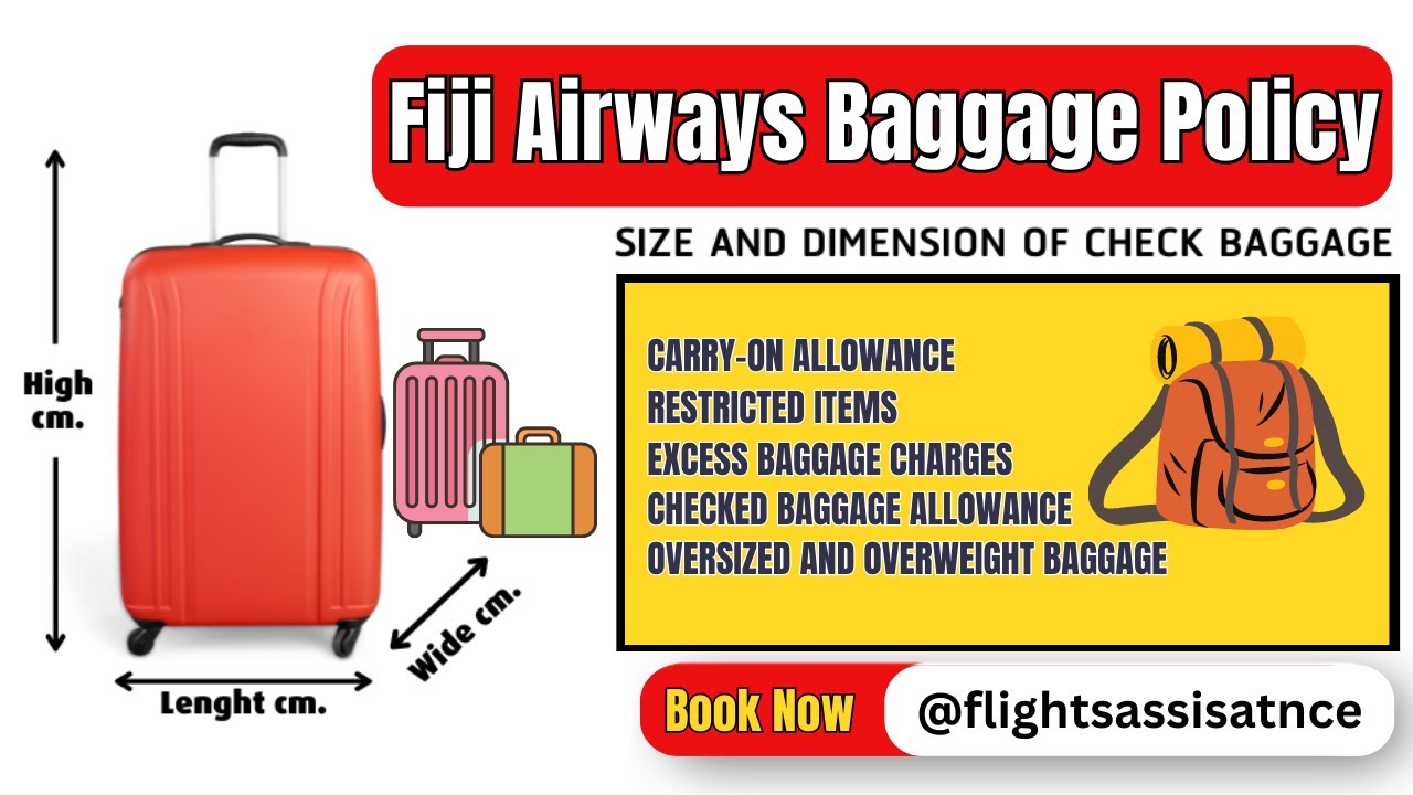 Политика провоза багажа авиакомпании Fiji Airways || Норма провоза багажа || Помощь с перелетами