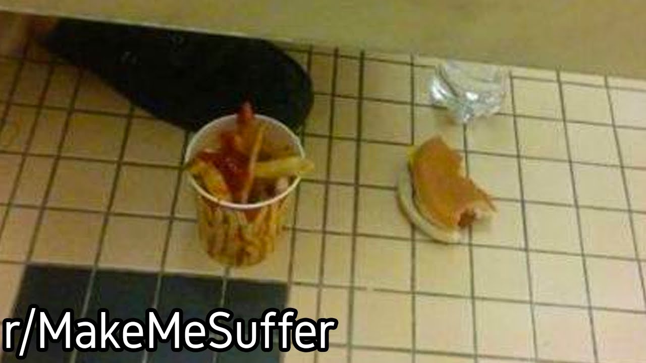 r/MakeMeSuffer | Food on the bathroom floor