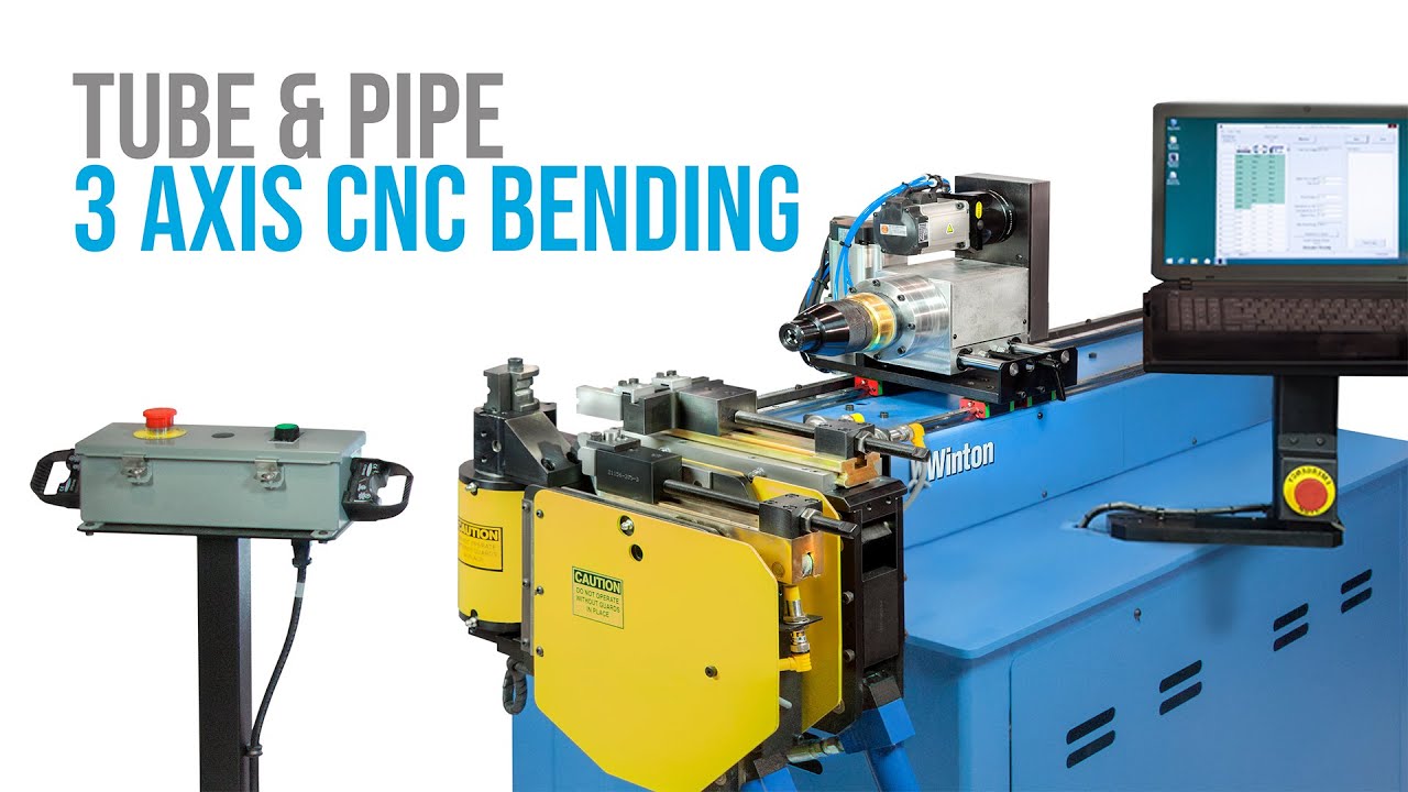 Precision Tube & Pipe Bender | PC Controlled 3 Axis CNC Bender | RD20 CNC Tube Bender | Winton