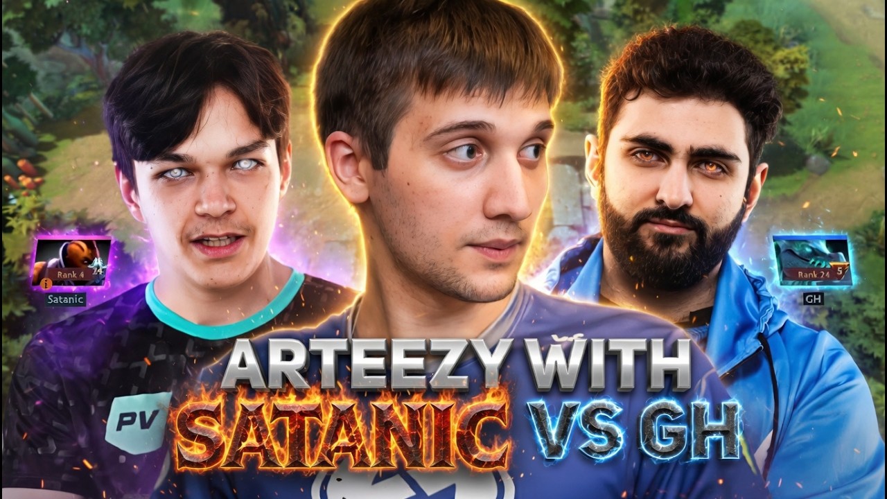 ARTEEZY with TOP 4 RANK SATANIC ANTI-MAGE against GH