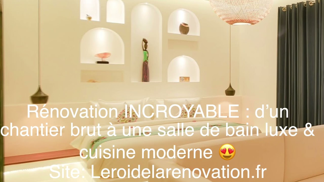 Rénovation INCROYABLE : d’un chantier brut à une salle de bain luxe & cuisine moderne 😍