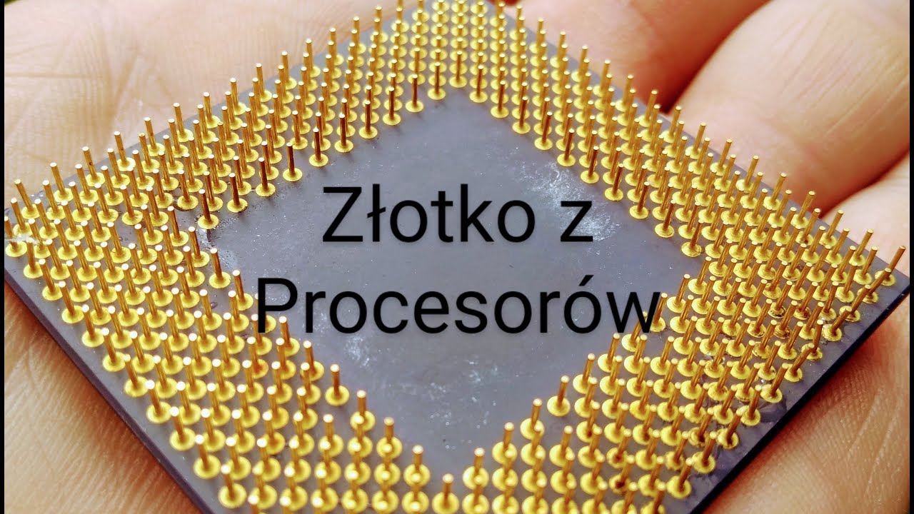 Gold from CPUs