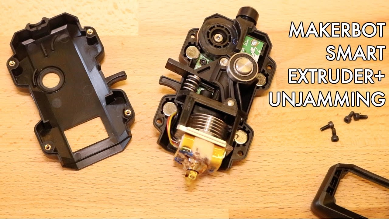 Jammed/Clogged Makerbot Smart Extruder+ Plus Teardown and Fix