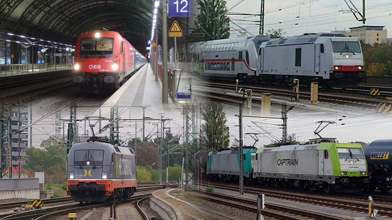 Dresden Hbf | Talent-3-Überführungen, RADVE 111, HCTOR 182, ECs, Güterzüge und Co. | Trainspotting