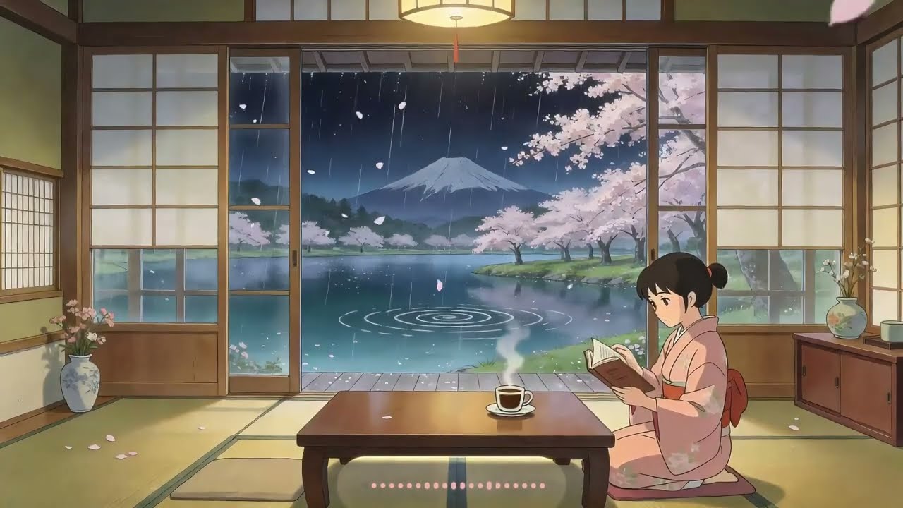 Rural Japan Anime Scenery & Soft Piano 🌿 Healing Melodies for Inner Peace