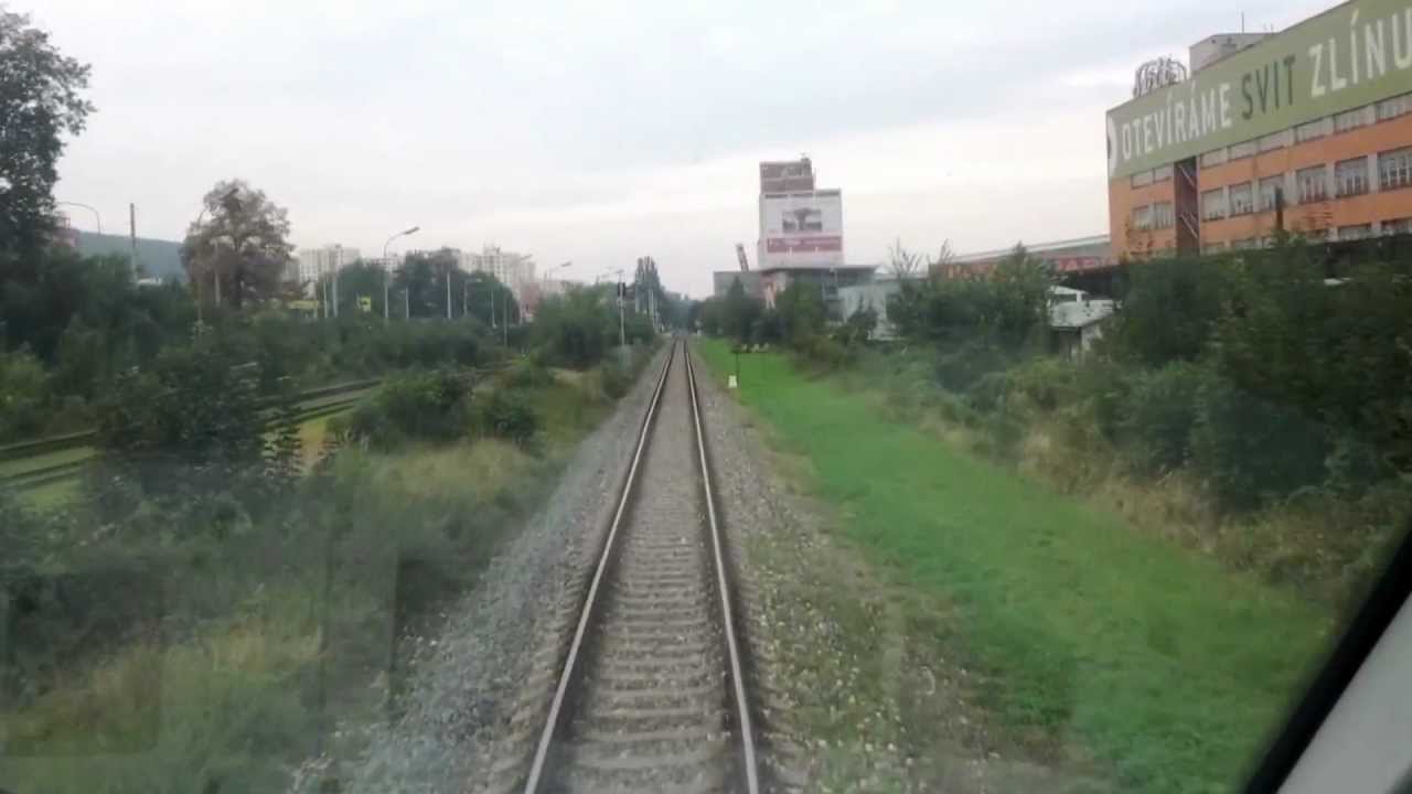 Train Zlin - Otrokovice | RegioShark | On-board FullHD record