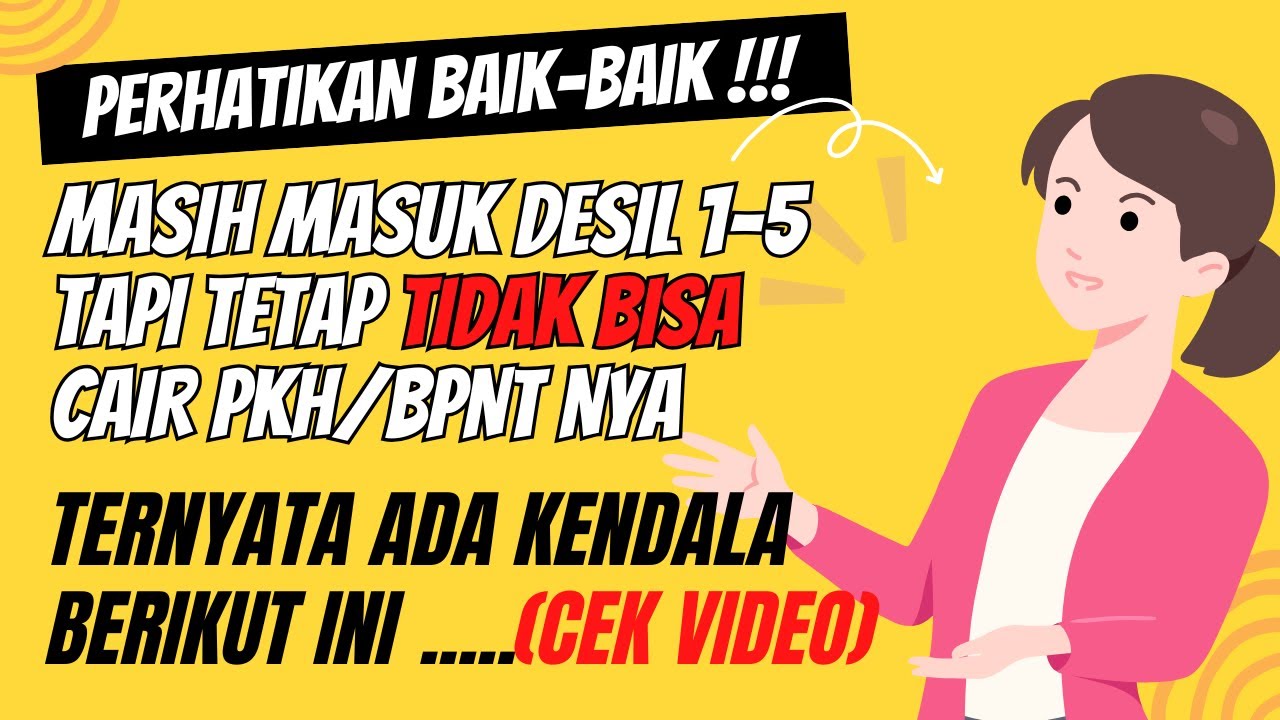 🔴 TETAP TIDAK BISA CAIR ‼️ MESKIPUN DESIL BAWAH, 5 KRITERIA INI, TIDAK LOLOS SEBAGAI PENERIMA BANSOS