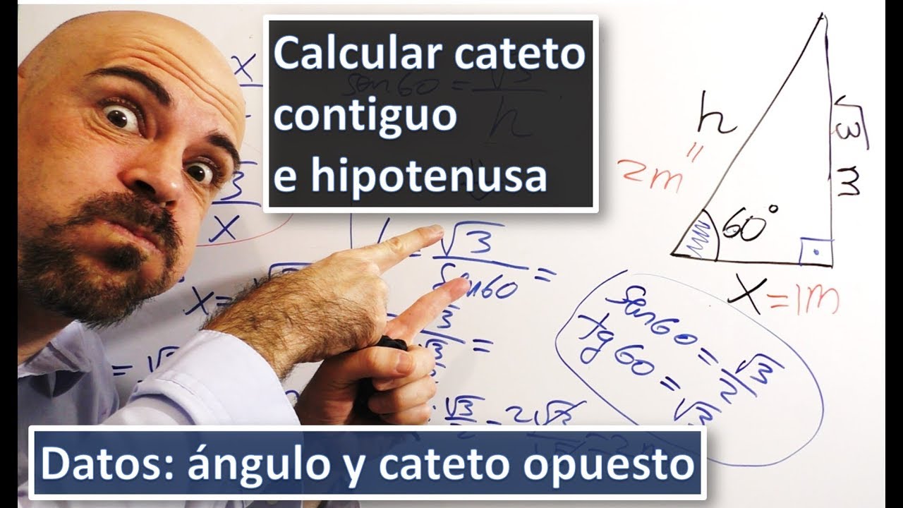 CALCULAR EL CATETO ADYACENTE CONOCIENDO UN &Aacute;NGULO Y EL CATETO OPUESTO