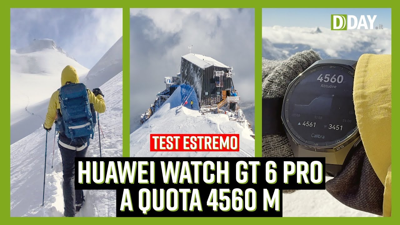 Test estremo: abbiamo portato Huawei Watch GT6 Pro a quota 4560m