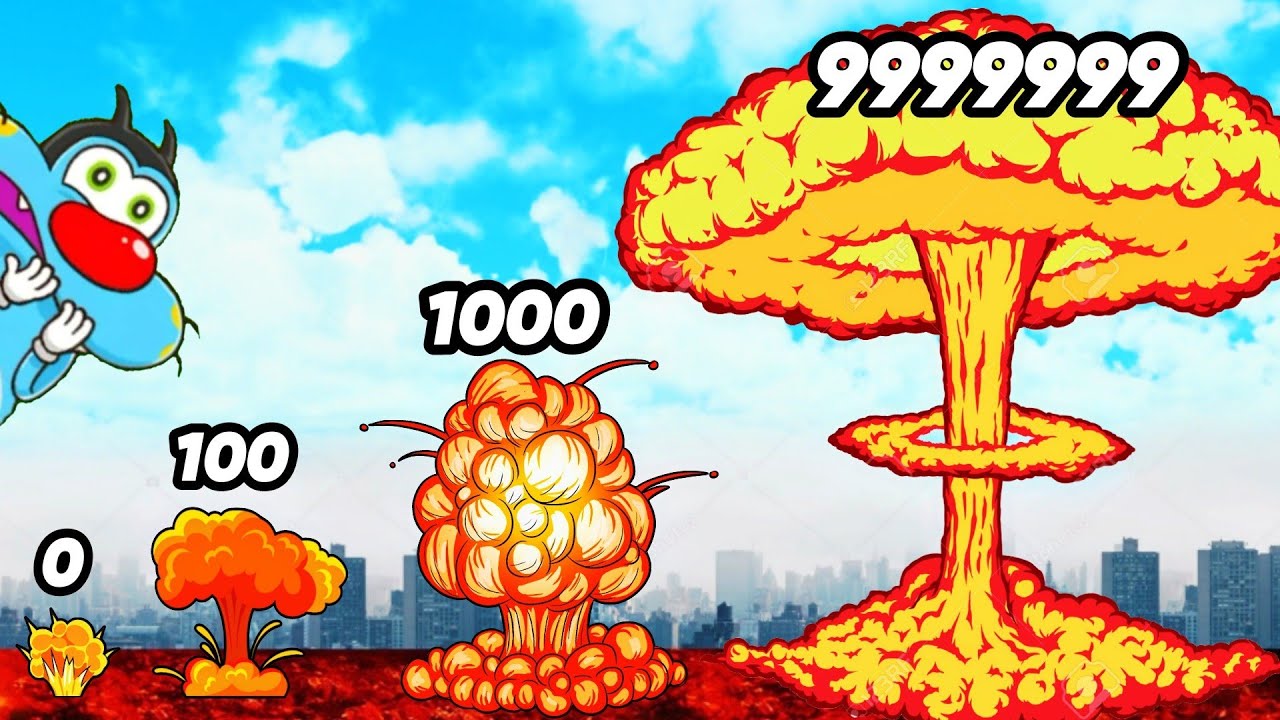 OGGY Evolution Small Sparkle To Biggest Explosion In | Bomb up Game | Noob vs Pro Vs Hacker