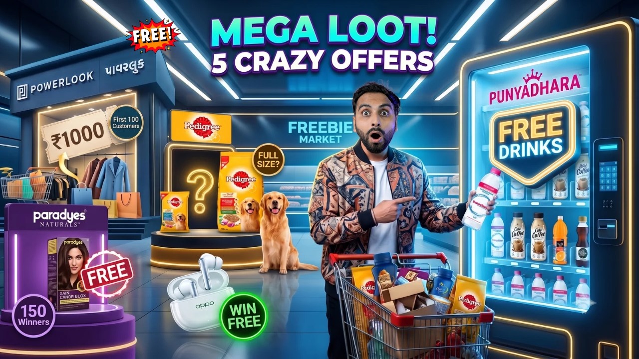 Punnyadhara FREE Drink | Rs.1000 FREE Clothing | Itza Loot | Win Oppo Earbuds | FREE Hair Color |