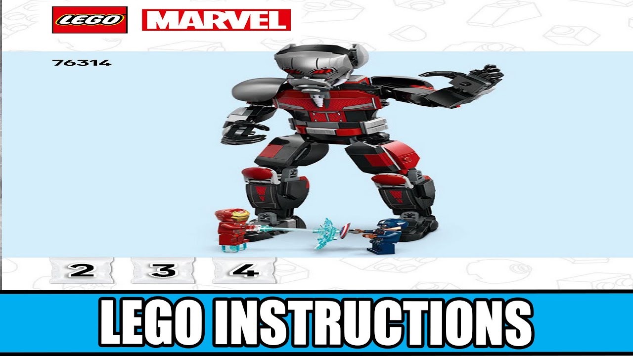 LEGO Instructions - Marvel - 76314 - Captain America: Civil War Action Battle (Book 2)