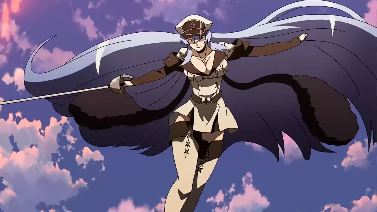 Akame Vs Esdeath Fight Scene - DUB HD 1080P