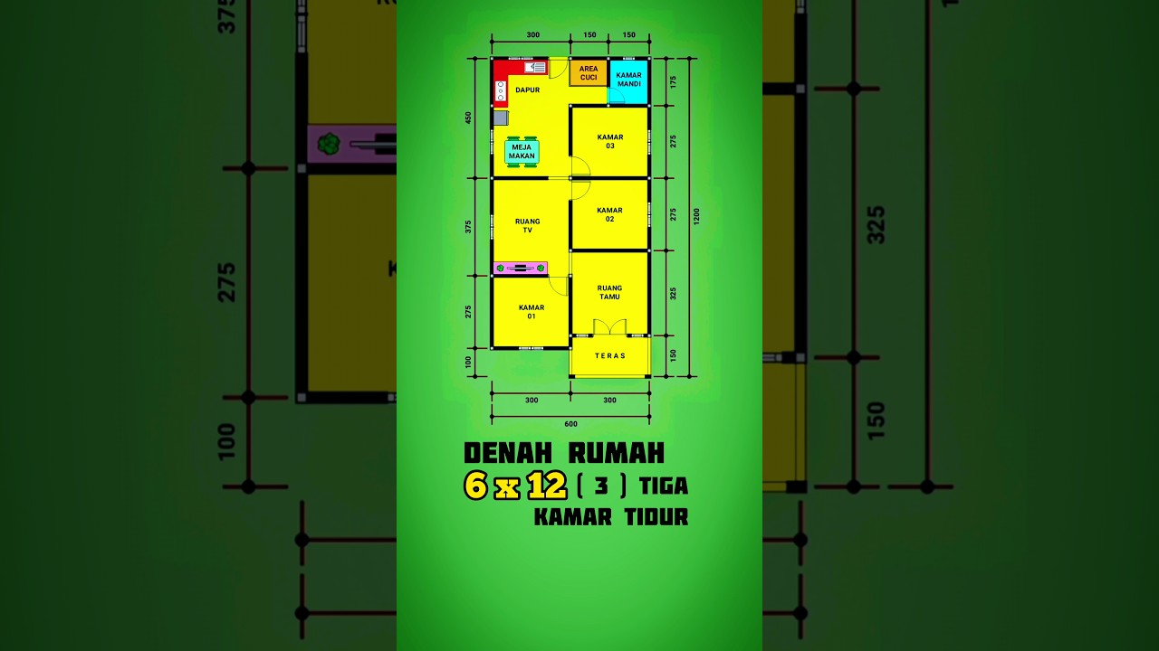 Rumah 6x12 Meter