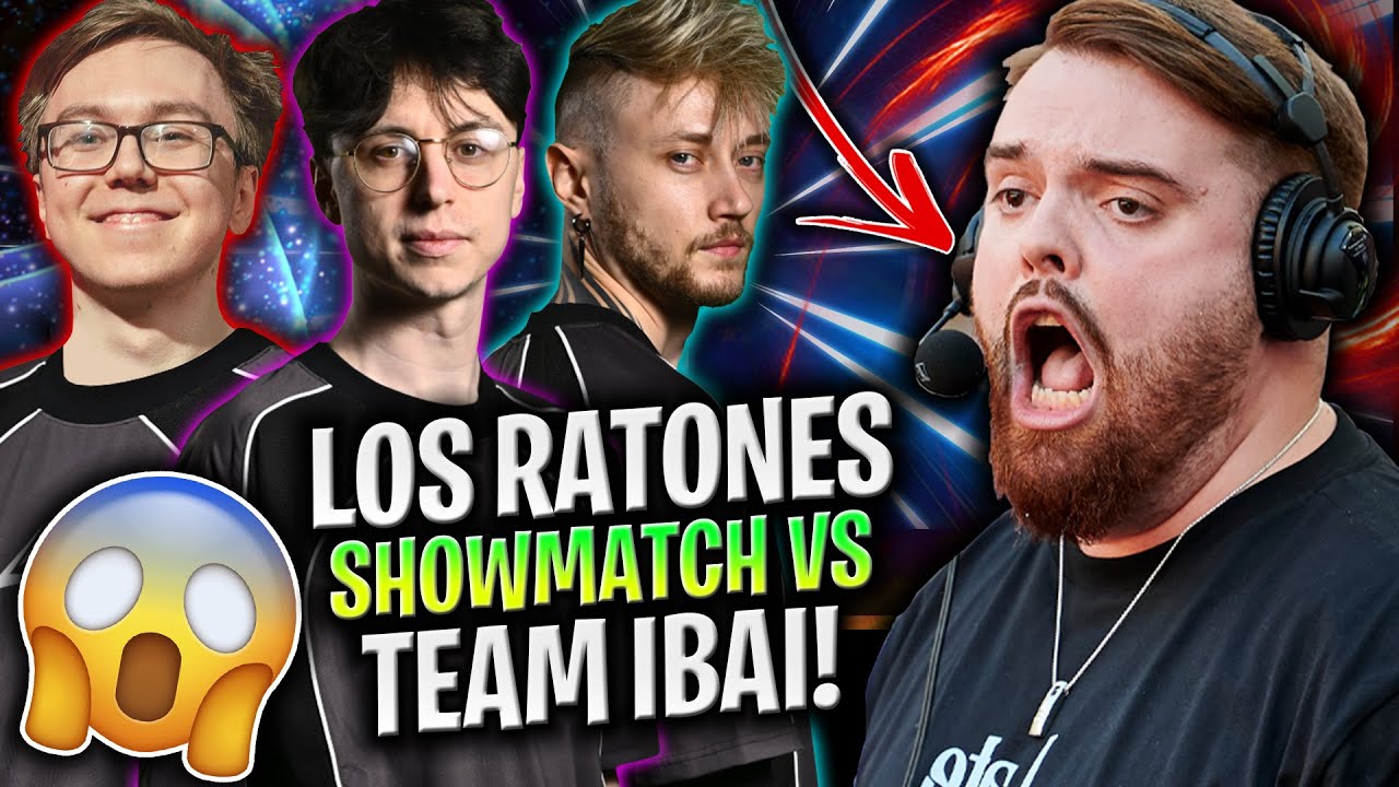 EL SHOWMATCH MÁS ÉPICO DE IBAI y CAEDREL! 😱LOS RATONES vs TEAM IBAI!🔥