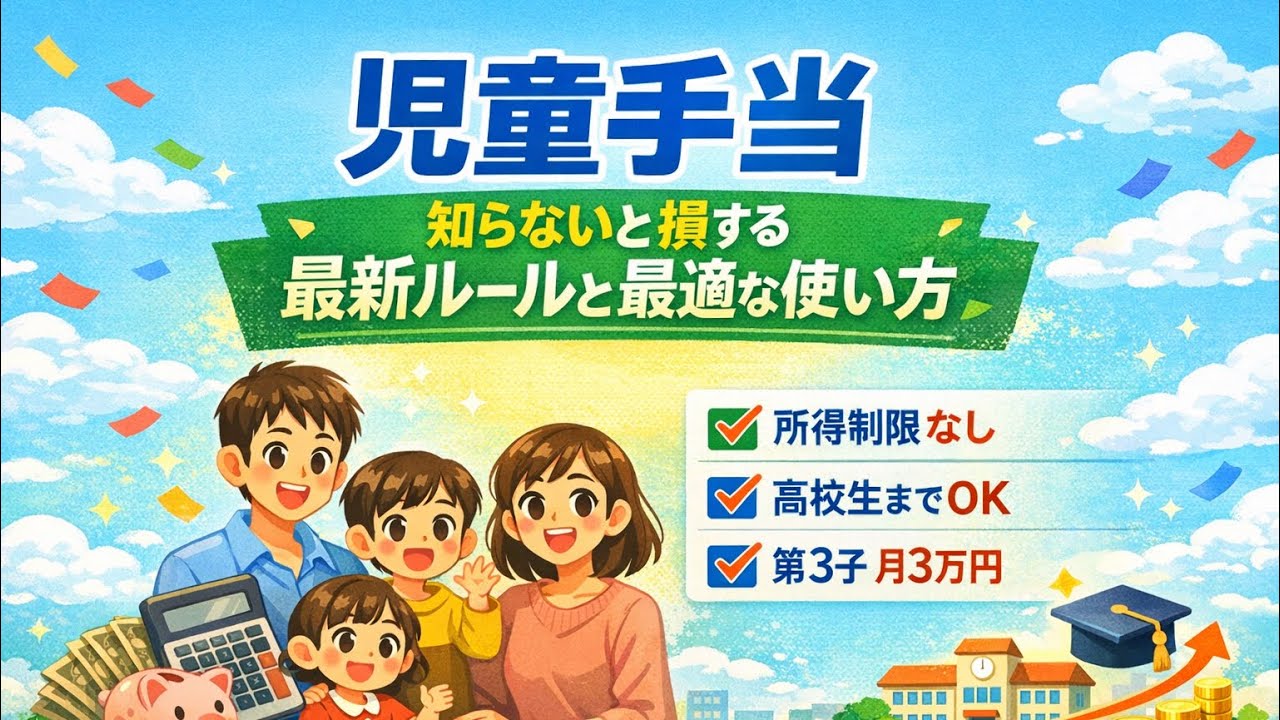 児童手当、どう使うのが正解？｜今更聞けない？18年後に差がつくお金の話