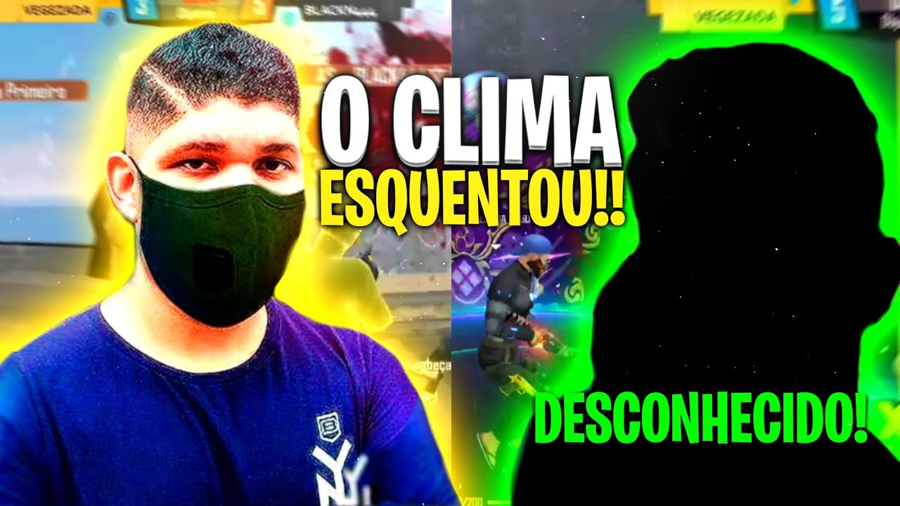 BLACKN444 ENFRENTA PRO PLAYER DESCONHECIDO NO X1 INSANO!