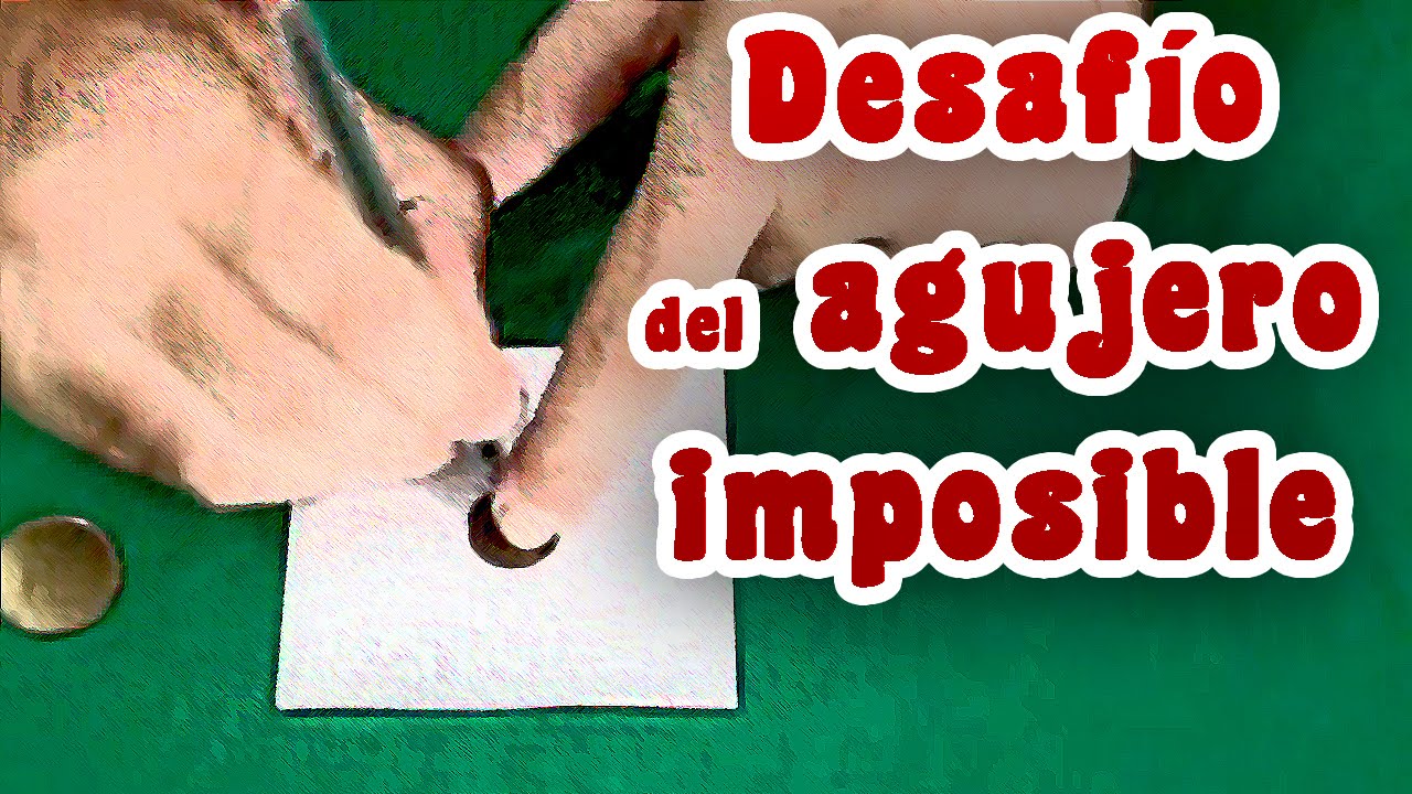 Desafía a tus amigos con el agujero imposible