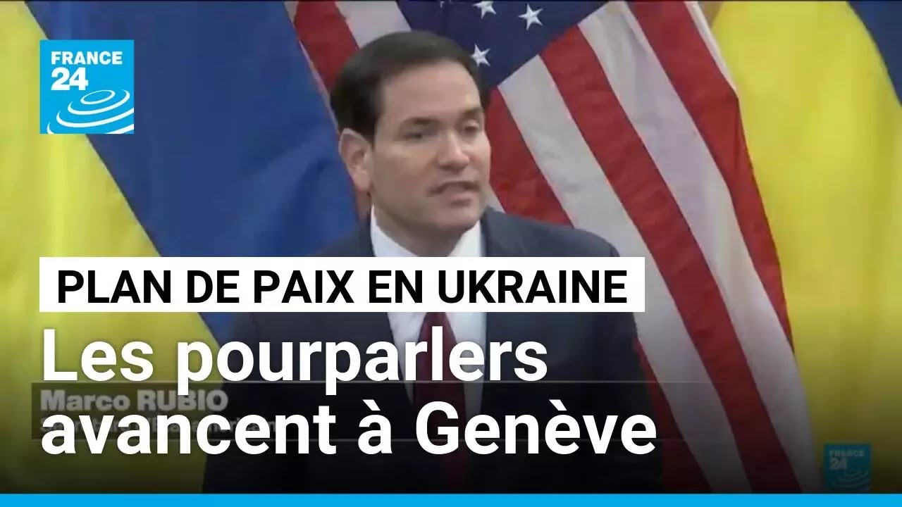 Les pourparlers avancent &agrave; Gen&egrave;ve sur la plan de paix en Ukraine &bull; FRANCE 24