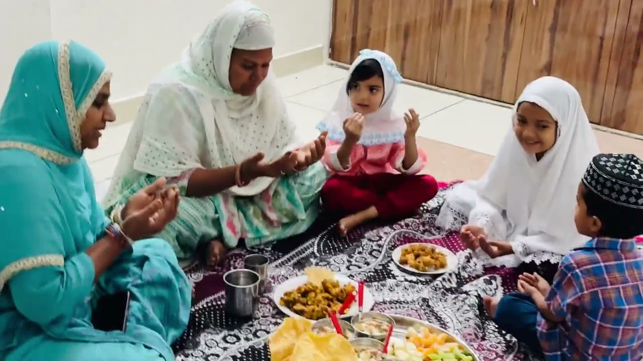 20th Roza iftar with bhuwasa and sara