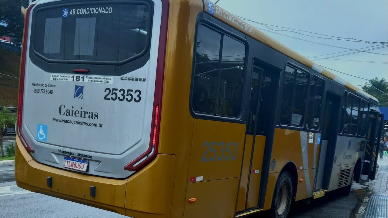 Viação Cidade De Caieiras, Prefixo 25353 | Som do Motor Mercedes-Benz OF-1726L Bluetec 6 2025