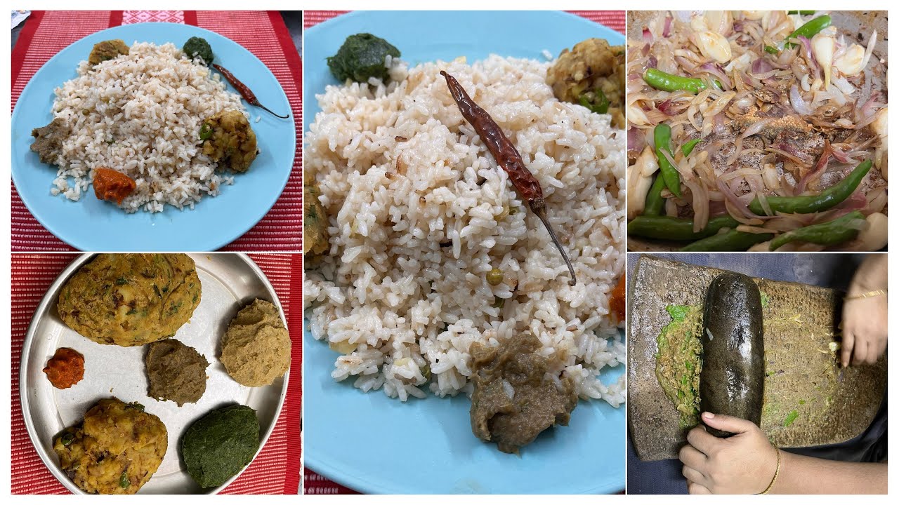 খুদের ভাত/বউয়া ভাত।৬ রকমের ভর্তা সহ।ঐতিহ্যবাহী বাঙালি রেসিপি।#boua#khudervat#vorta