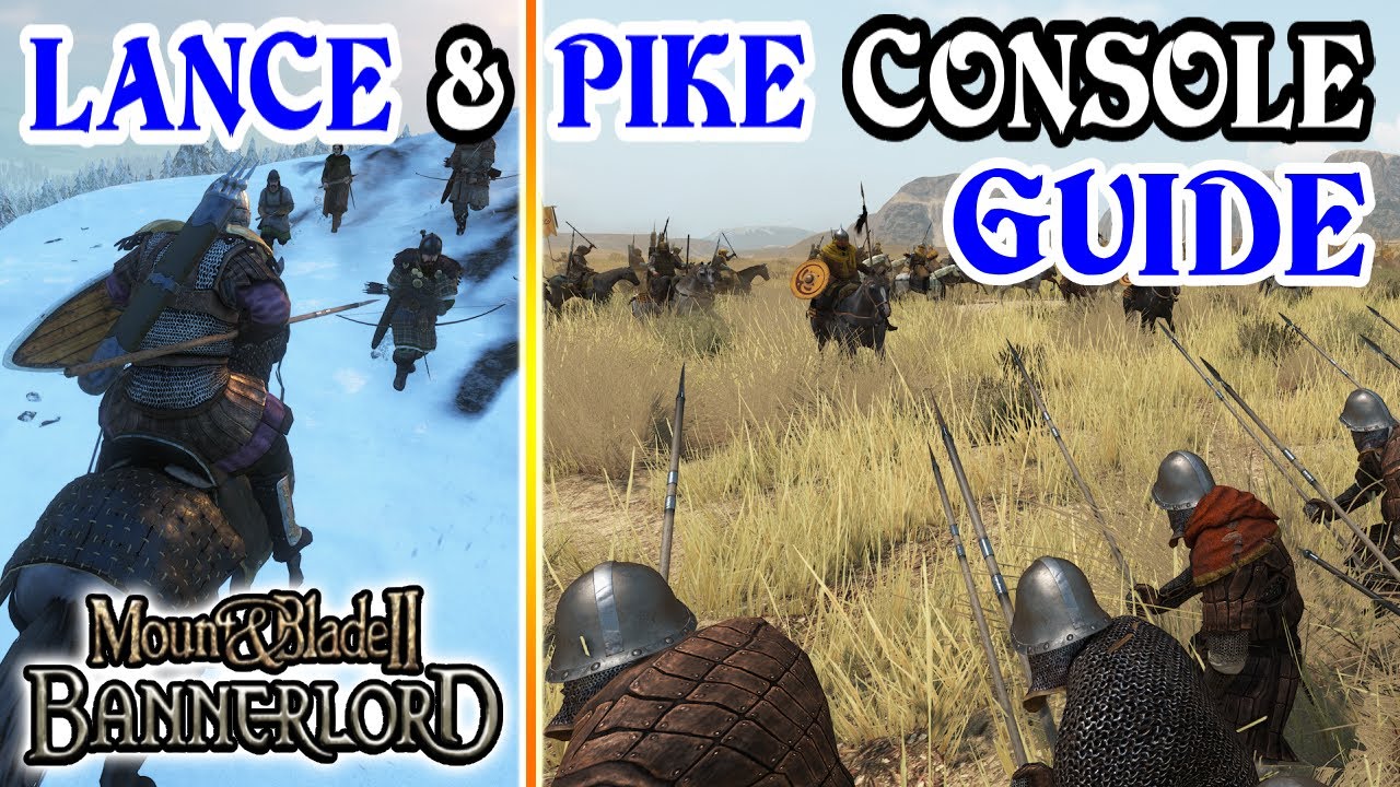 Копьё и копьё Couch в Bannerlord на консолях