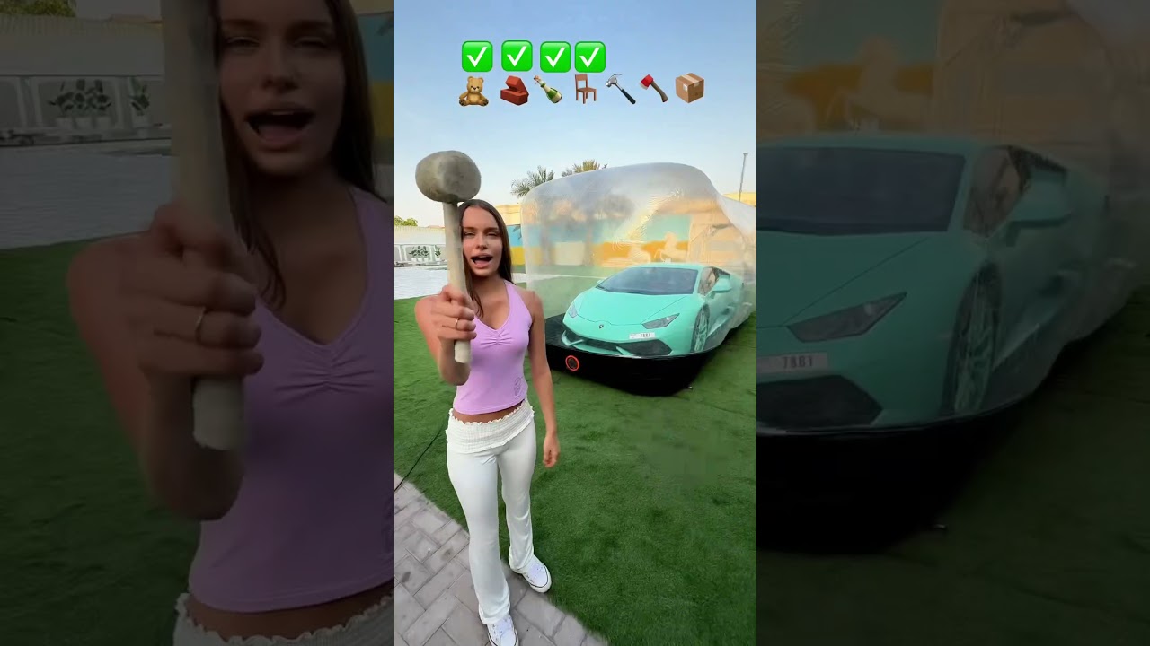 Rozpieszczony bogaty dzieciak niszczy Lamborghini warte 200 000 dolar&oacute;w #szorty