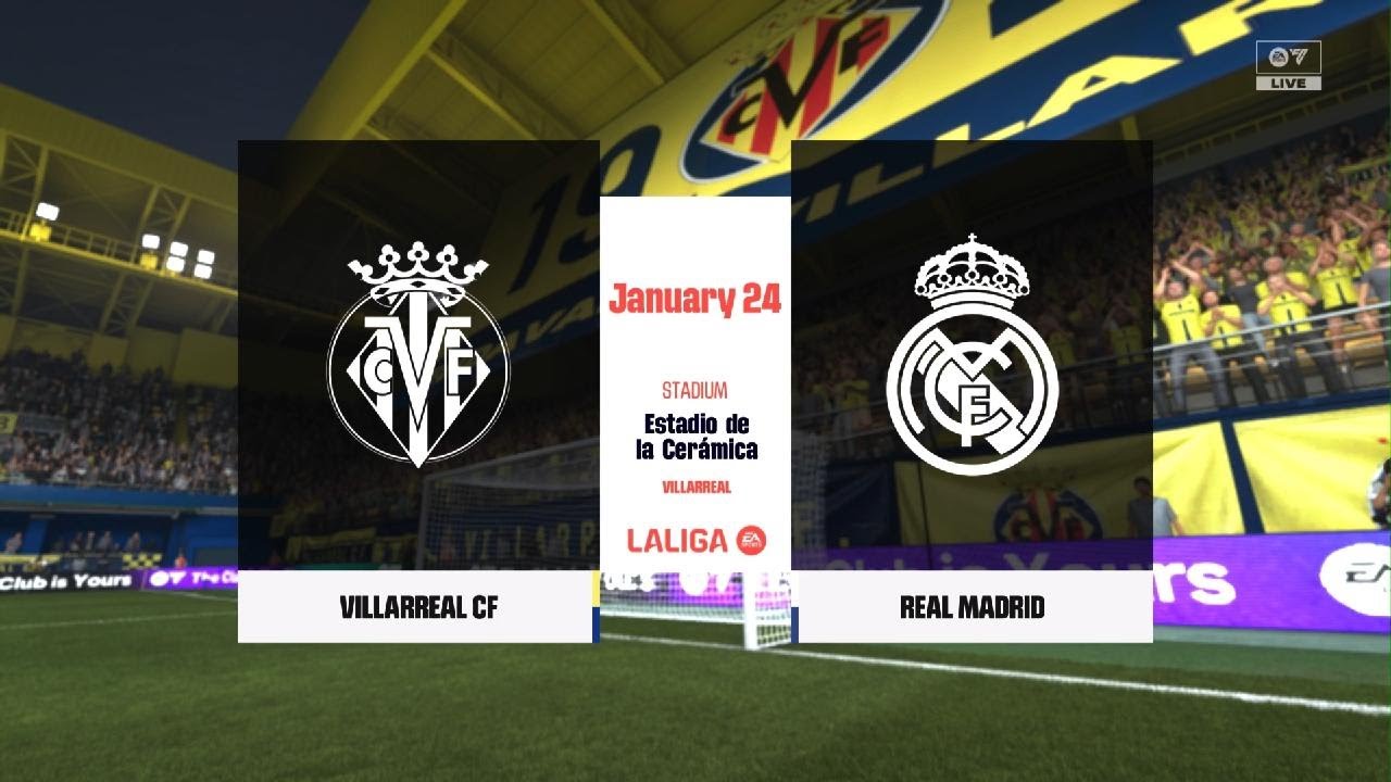 Villarreal CF Vs Real Madrid | 1:2 FT [La Liga Season 25/26 Match Day 22]