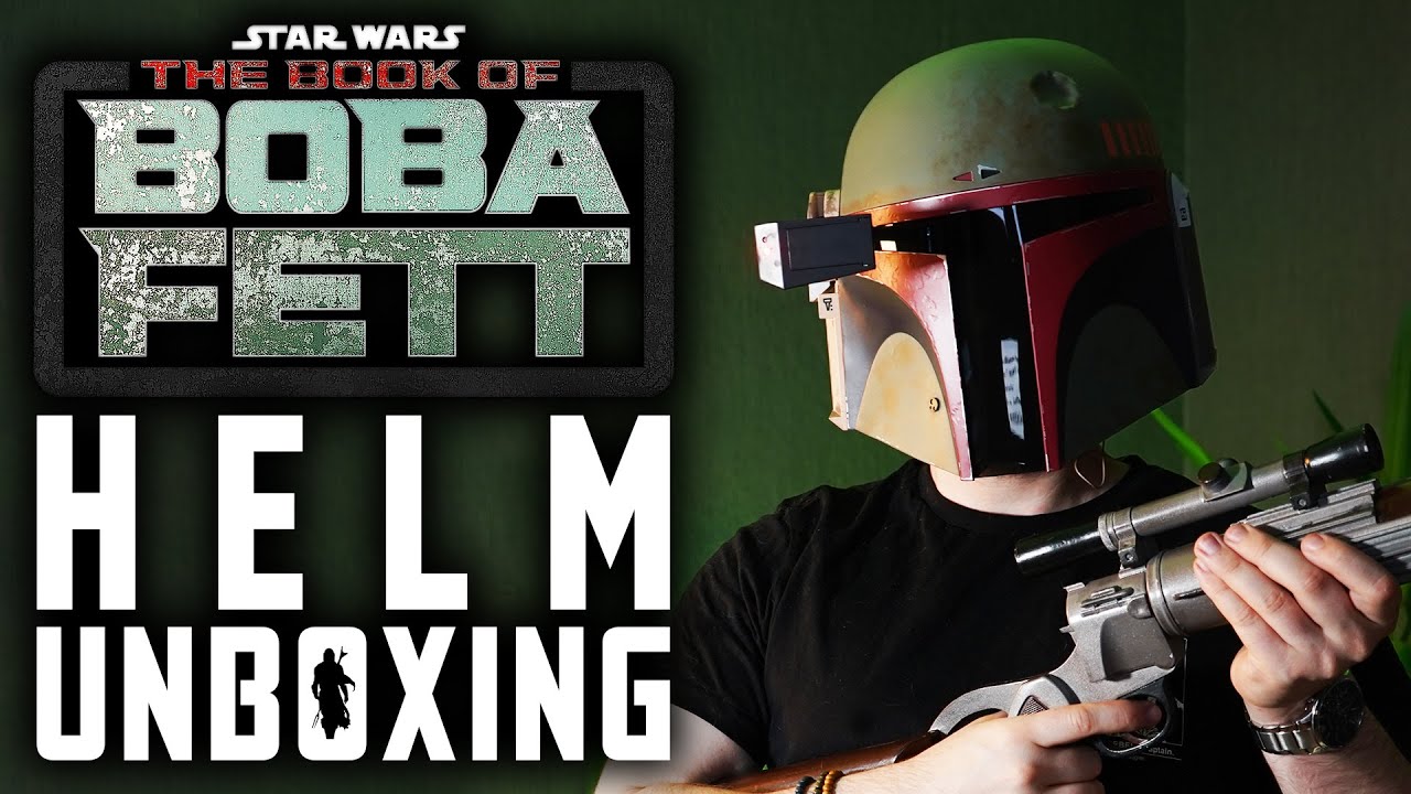 THE BOOK OF BOBA  FETT  | Original Hasbro Black Series Helm Unboxing 2022