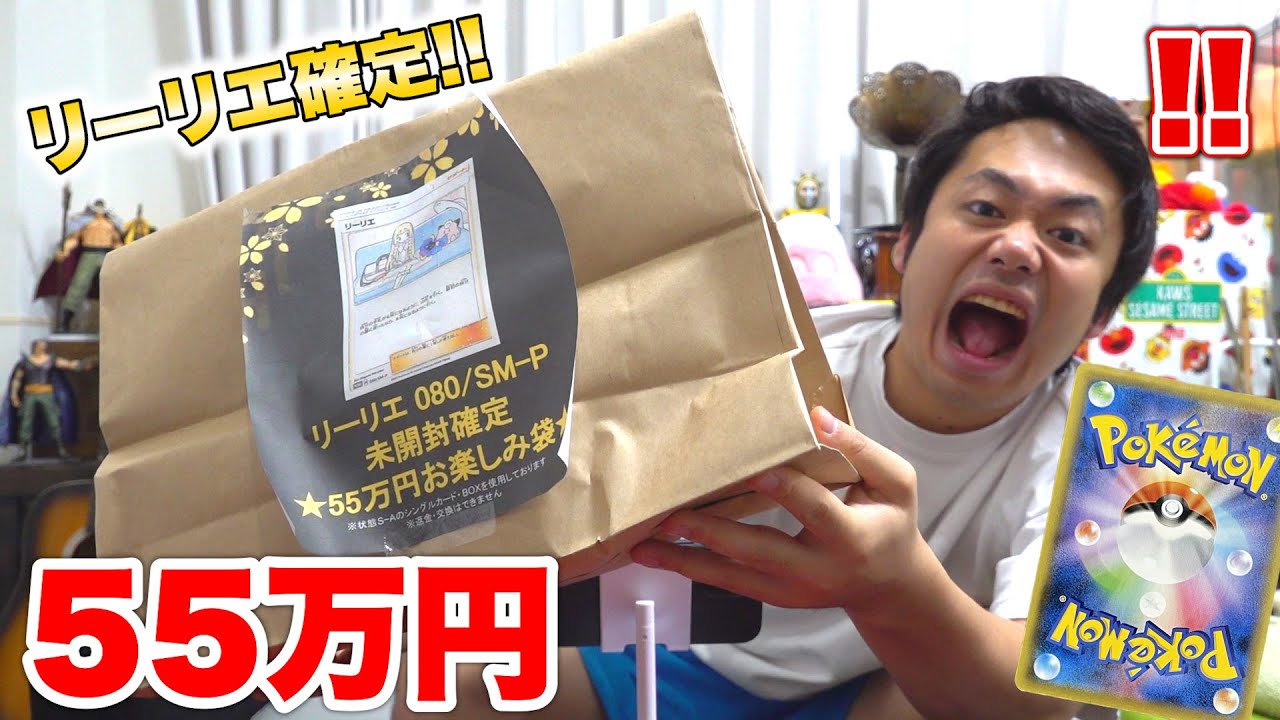 【ポケカ】リーリエ確定55万円のお楽しみ袋購入して開封してみた！！