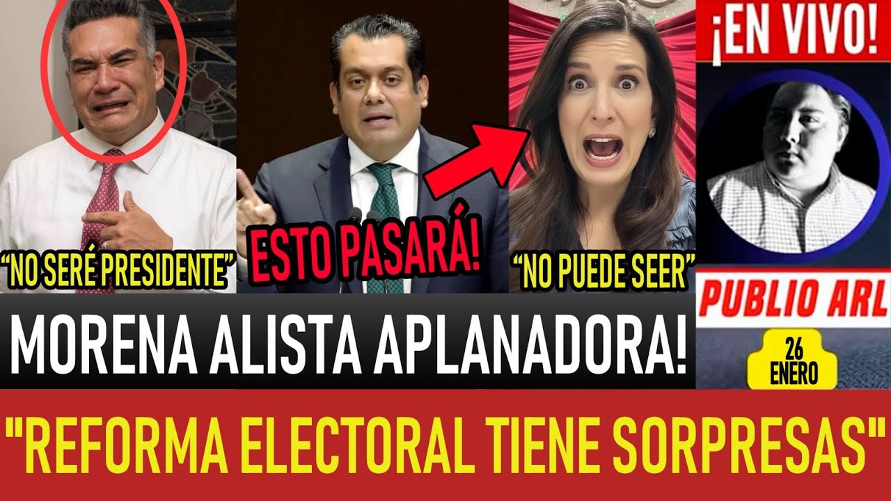 TOMALAAA! MORENA ACELERA APLANADORA. ETERNA PLURI PERDERÁ CURUL. VICEPRESIDENTE SUELTA LA SOPA