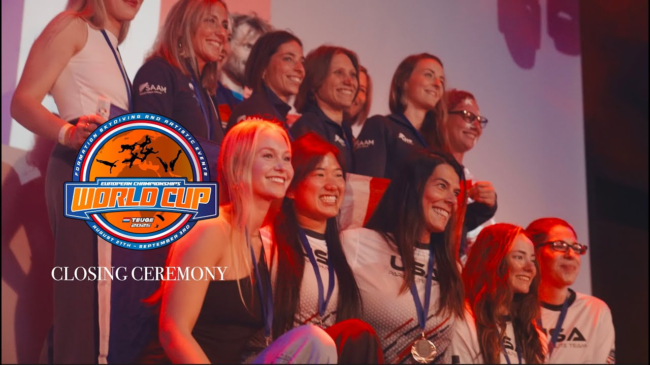 SKYDIVING WORLD CUP 2025 -  TEUGE CLOSING CEREMONY