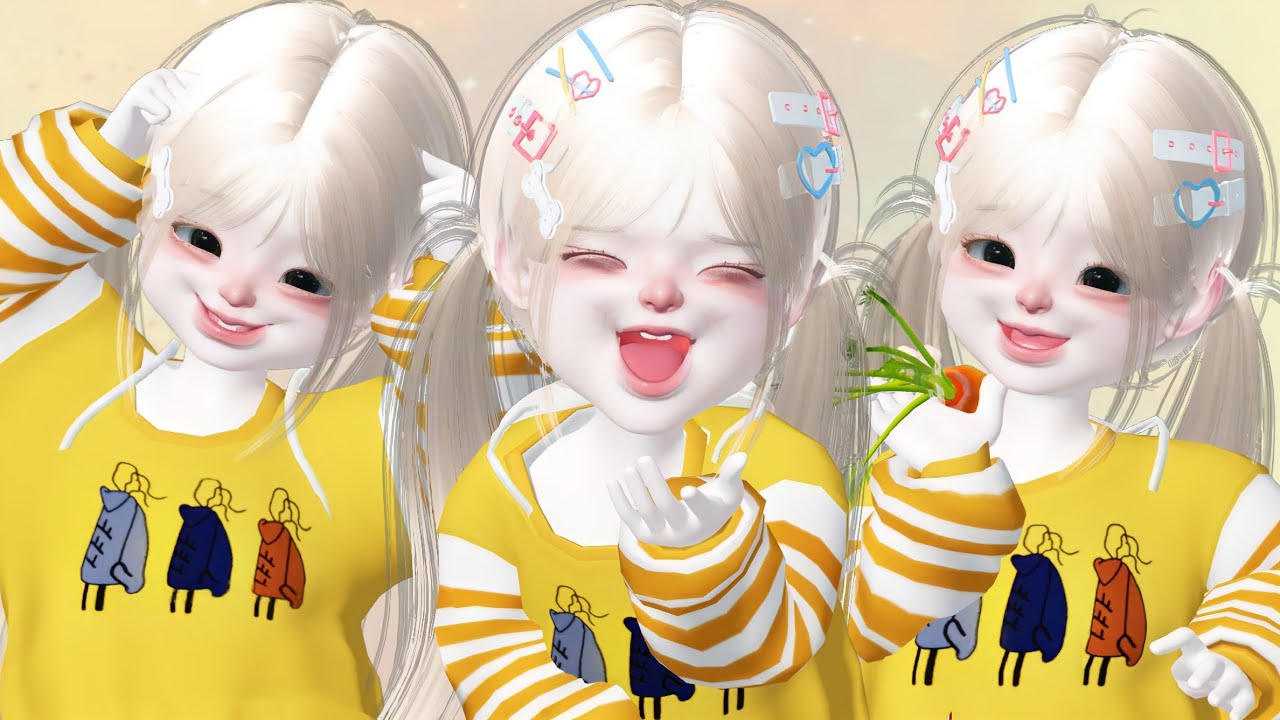 Zepeto Face tutorial cute baby girl - Tutorial oplas zepeto baby girl - Non pro & pro mode
