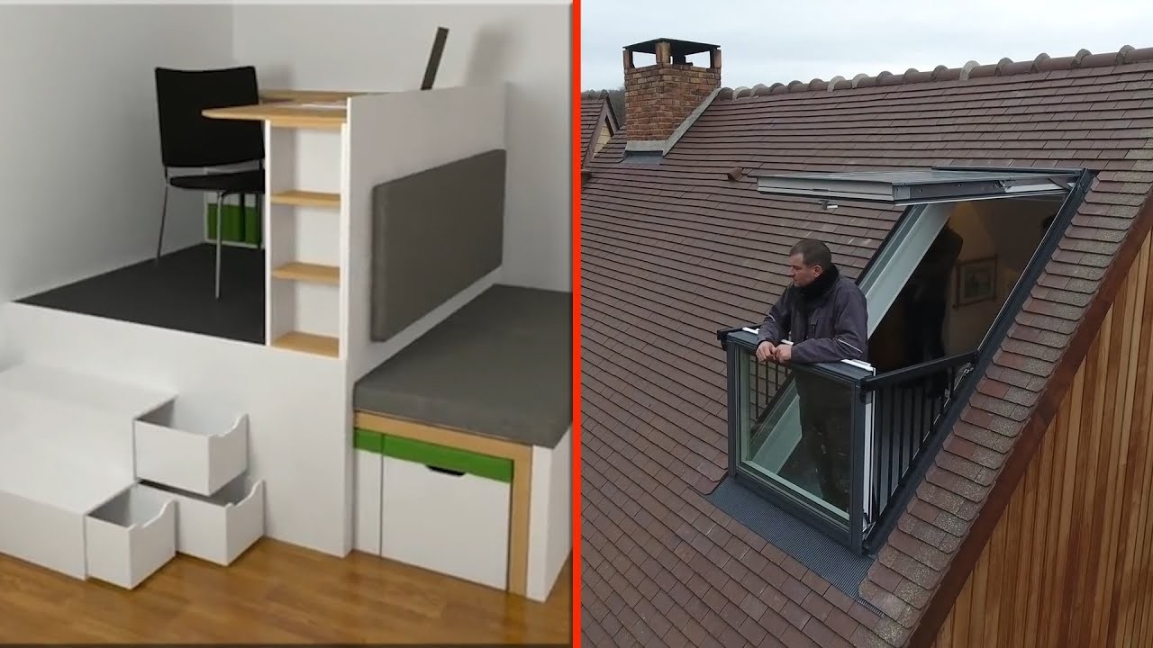 Mind Blowing Space Saving Furniture and Smart Home Design Ideas You Didn't Know Existed!